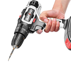 42VF 5*1500mah Electric Drill Driver 2 Speed 36NM Power Drills 25+3 Torque DIY Powerful Tool