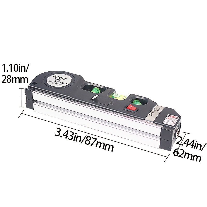 External Laser Level with Directions of 3 Horizontal Bubble and 3 Kinds Infrared Line
