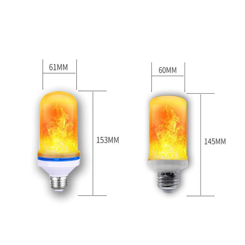 Creative 3 or 4 Mode Gravity Sensor Flame Lights E27 LED Bulb Flame Effect Light Bulb 3W Flickering Emulation Decor Lamp