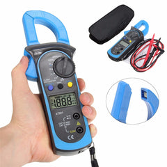 Digital Clamp Multimeter OHM Amp Meter AC/DC Voltage AC Current Resistance Tester