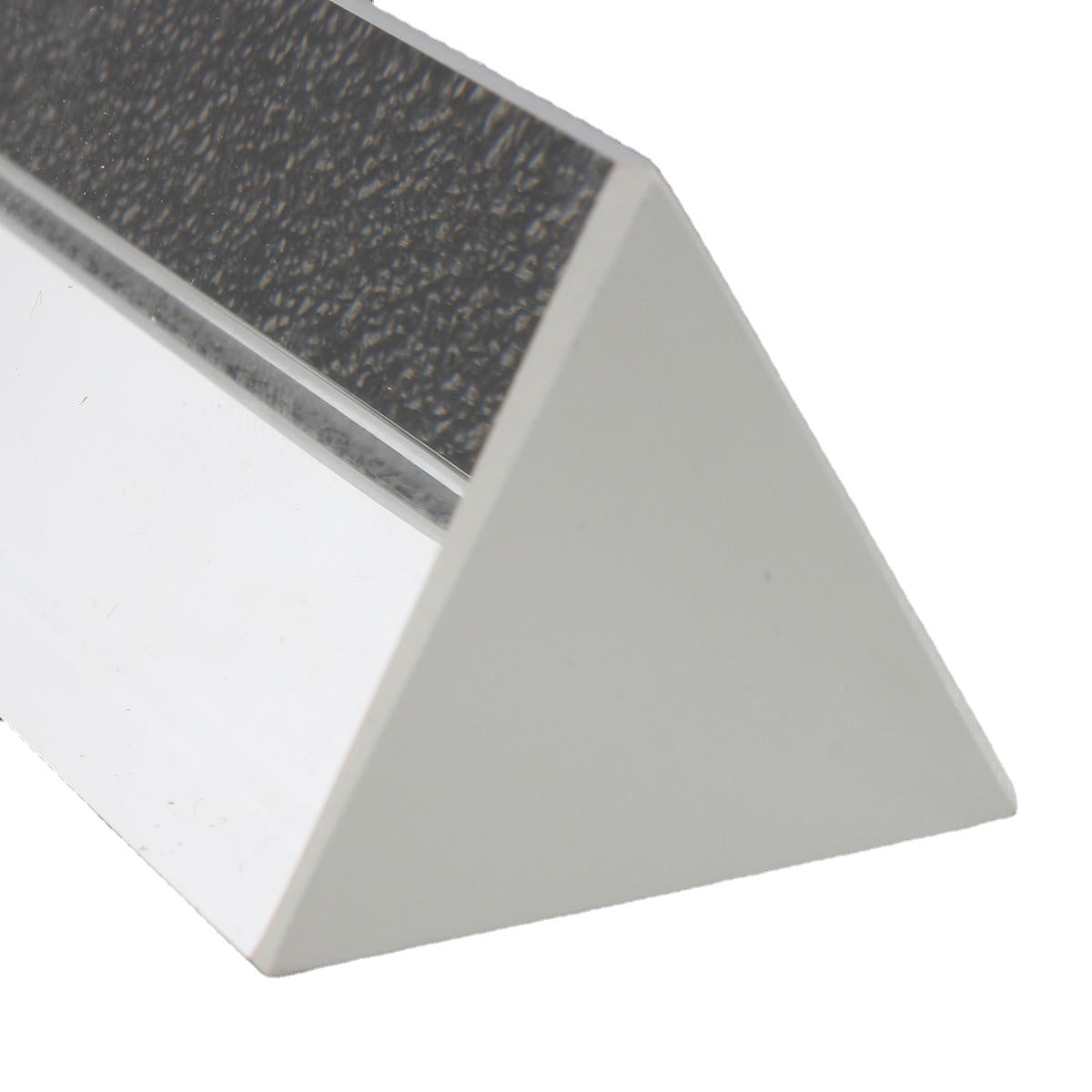 6 inch Optical Glass Triple Triangular Prism in Box Physics Teaching Light Spectrum