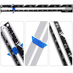 5-in-1 Sliding Gauge Sewing Tool Fabric Quilting Ruler For Knitting Crafting
