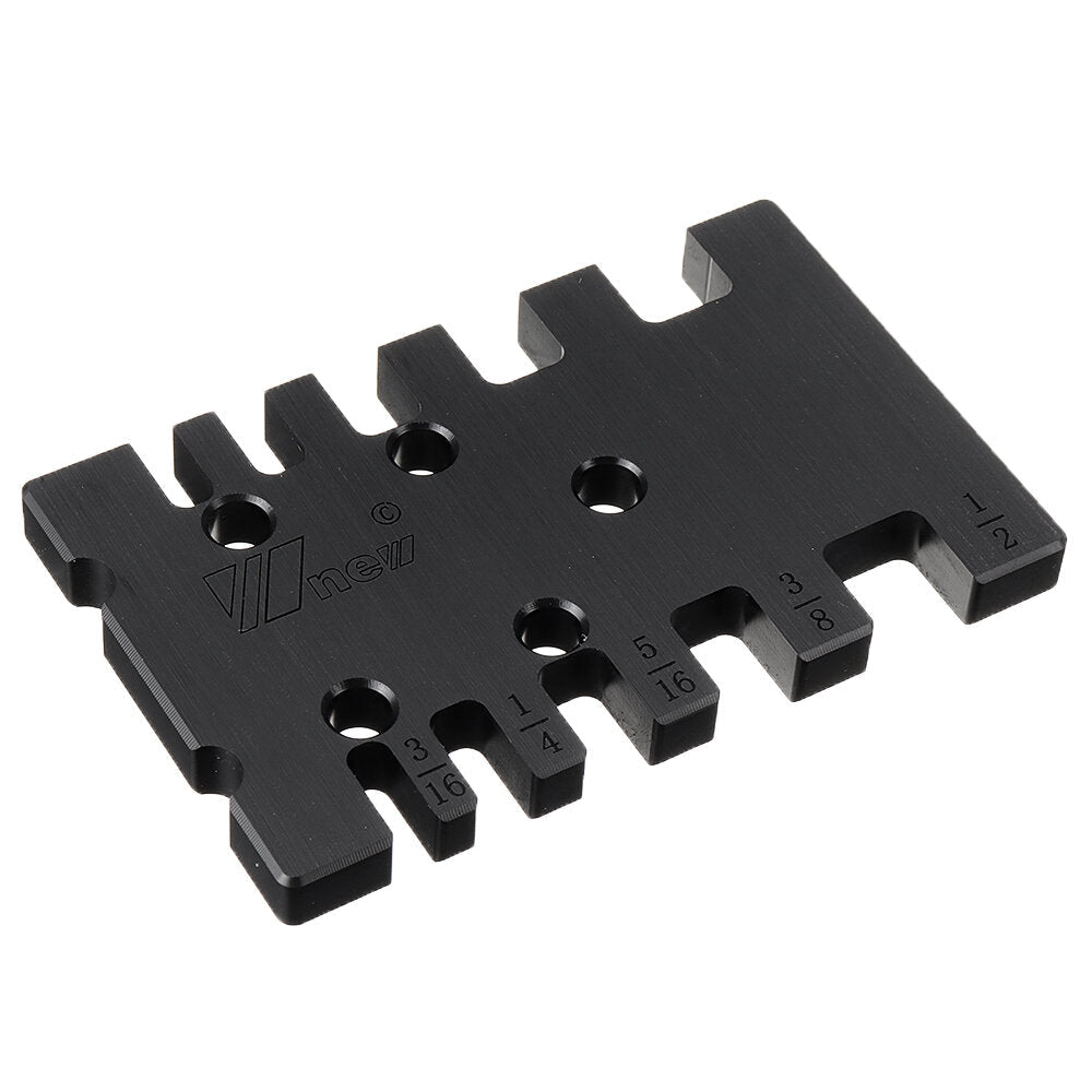 Inch/MM Woodworking Tenon and Mortise Milling Gauge Angle Miter Gauge Template Right Angle Sawing Jiont