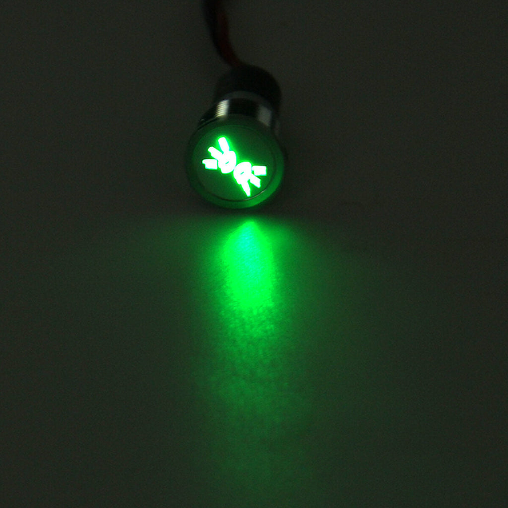 12V 16mm LED Dash Panel Warning Pilot Light Indicator