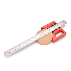Precision Woodworking Scriber - Durable Aluminum Alloy, V-Shaped Design, Robust Locking Mechanism, 5-Piece Set