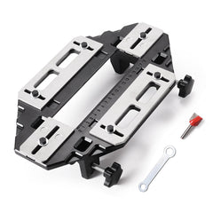 Aluminum Alloy Wooden Door Hinge Hole Opener Positioning Slotter Hinge Lock Guide Wood Furniture Hinge Jig Drill Guide