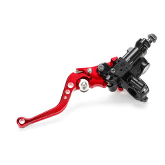 7/8" Motorcycle Master Cylinder Hydraulic Brake Pump Clutch Handlebar Lever Reservoir Set