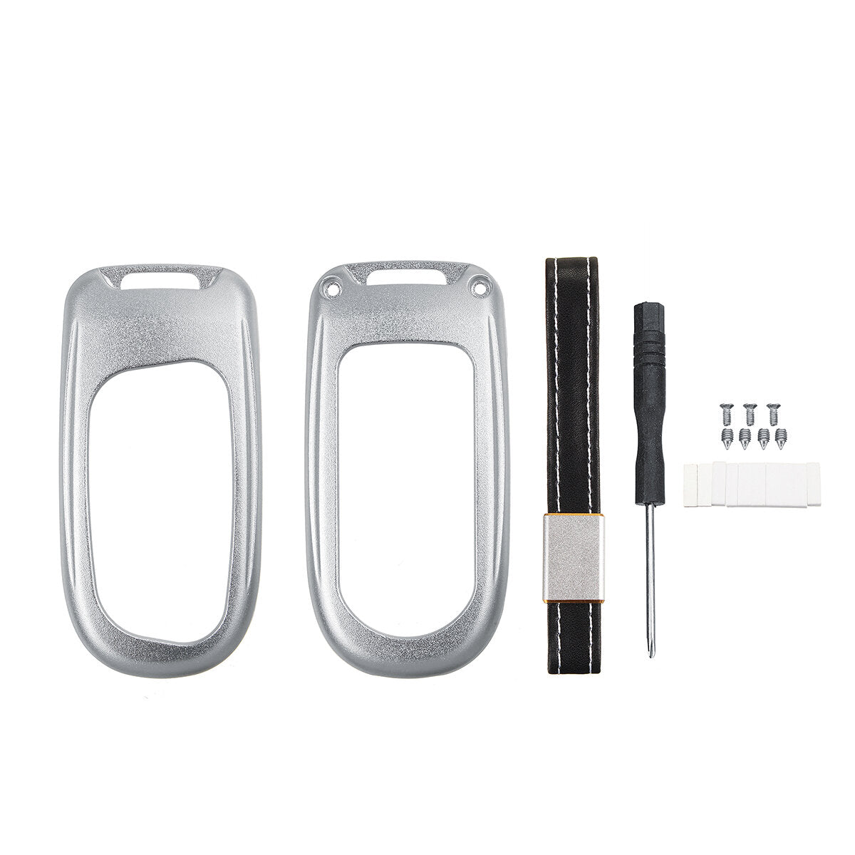 Aluminum Alloy Remote Key Cover Fob Case Shell For Dodge Jeep Grand Chrysler