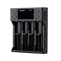 LCD Smart Battery Charger 4 Slot Charger for 18650 26650 18350 NiMH AA