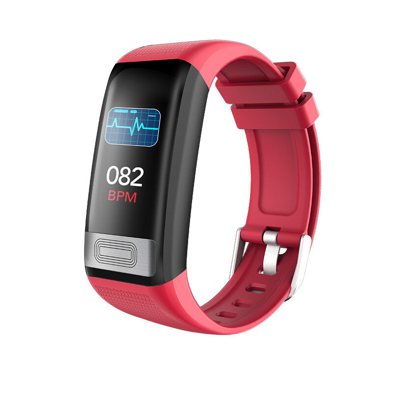 CG Heart Rate Blood Pressure Monitor 1.14inch Brightness Control USB Charging IP67 Waterproof Smart Watch