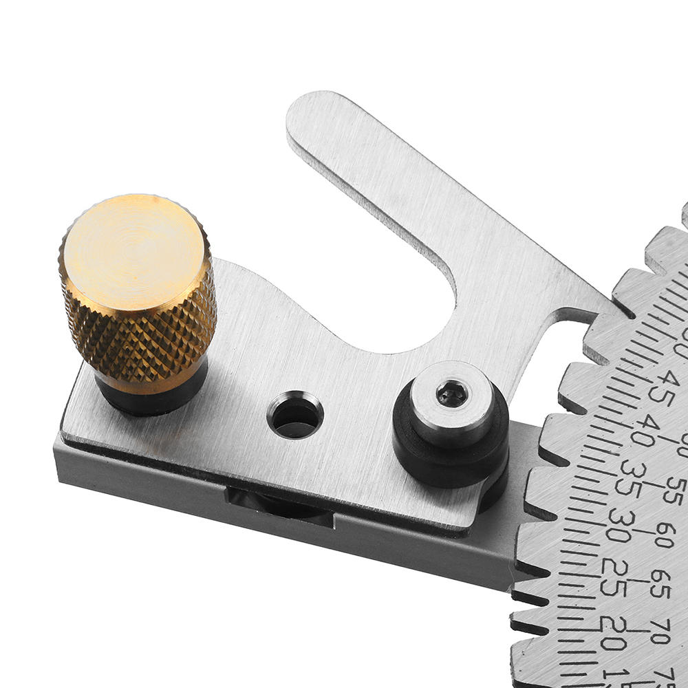 Miter Gauge for Table Saws & Band Saws - Precision Cutting Tool with 27 Angle Stops, Fits Dewalt & Makita
