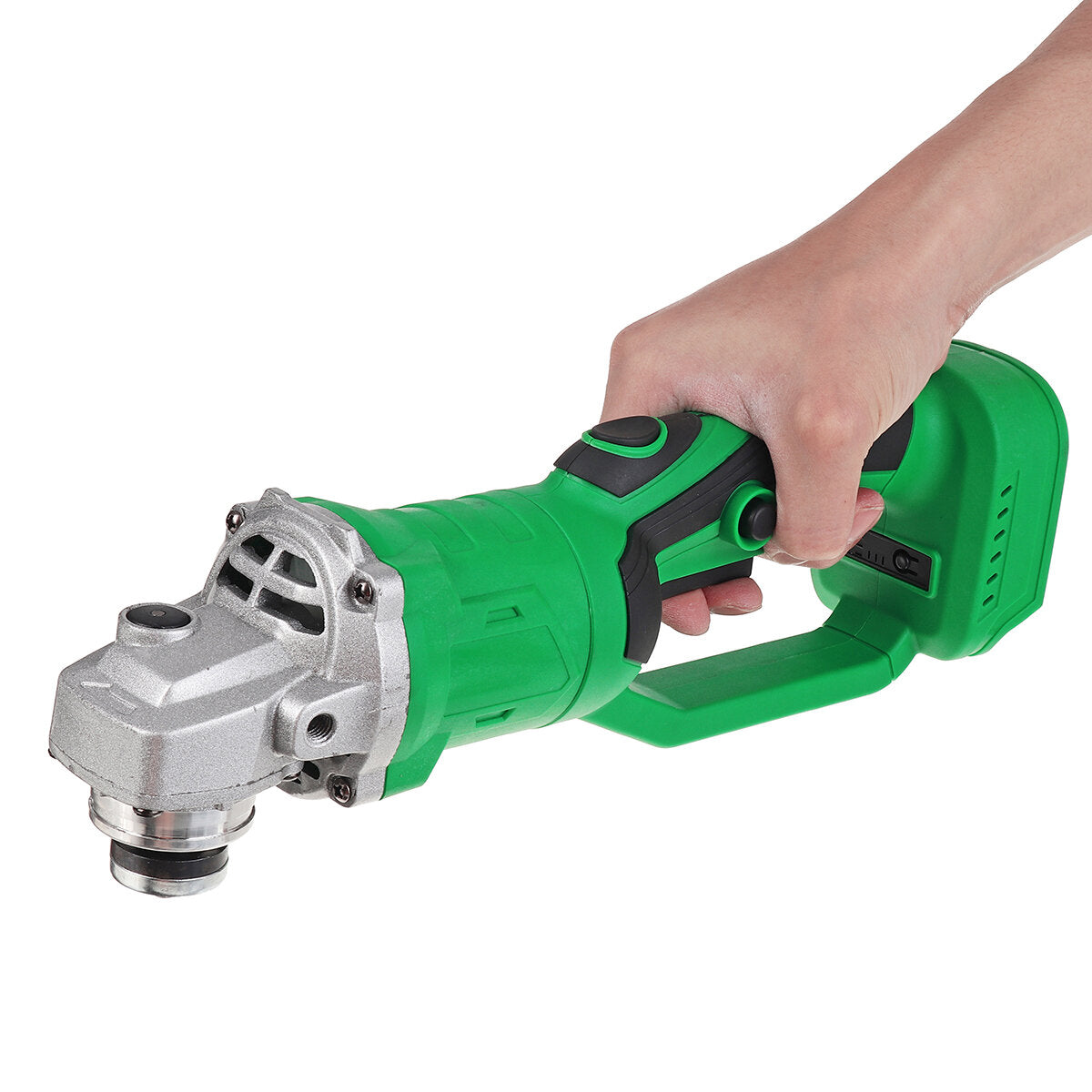 180 3 Speed Adjutable Angle Grinder Brushless Motor 100mm Electric Grinding Polisher Machine For Makita Battery W/ Spindle Lock Button