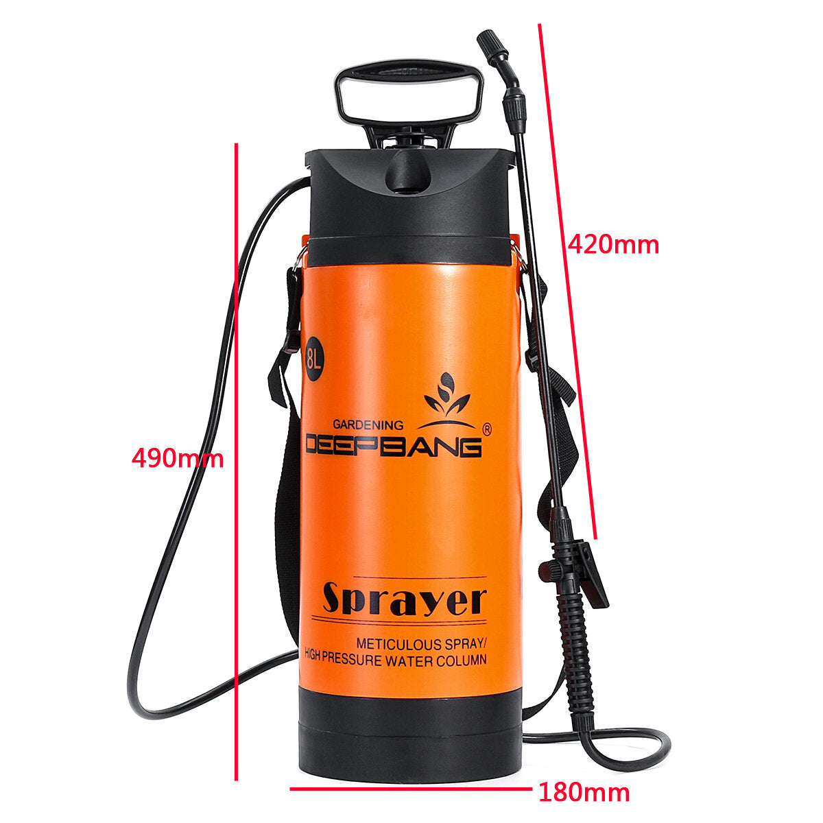 3/5/8L Pressure Sprayer Shoulder-mounted Pump Sprayer Garden Action Pressure Plant Spray Bottle