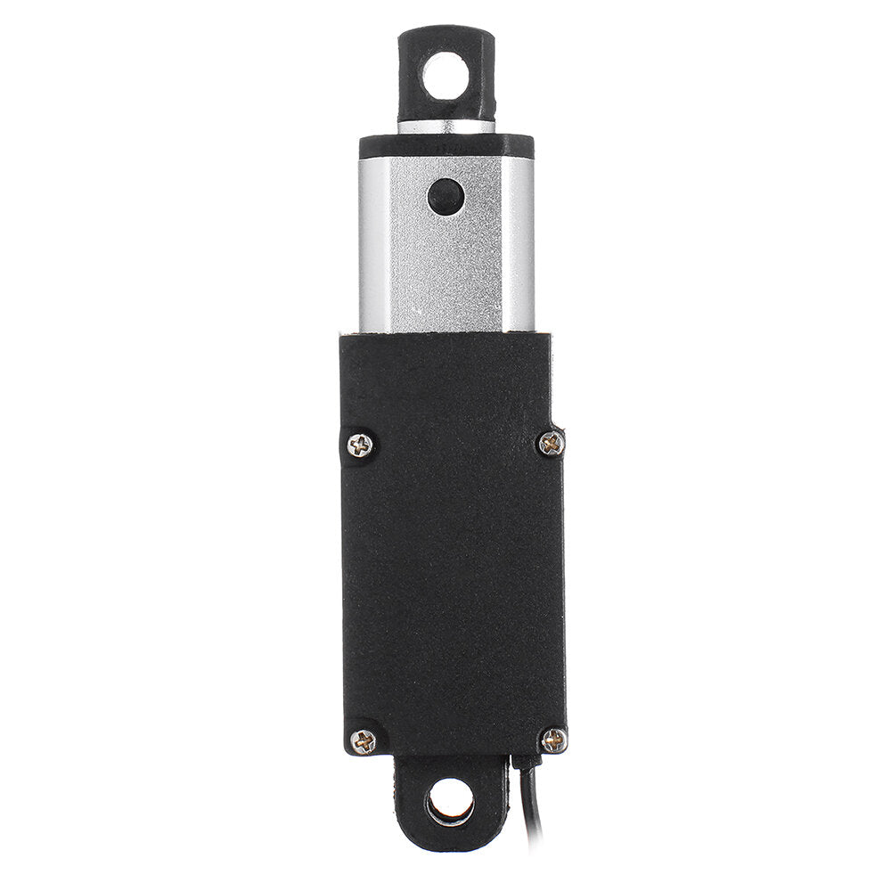 DC 6/12V 17.5mm Stroke Mini Electric Linear Actuator Motor Aluminum Alloy Linear Actuator Linear Motor Telescopic Rod Lifter