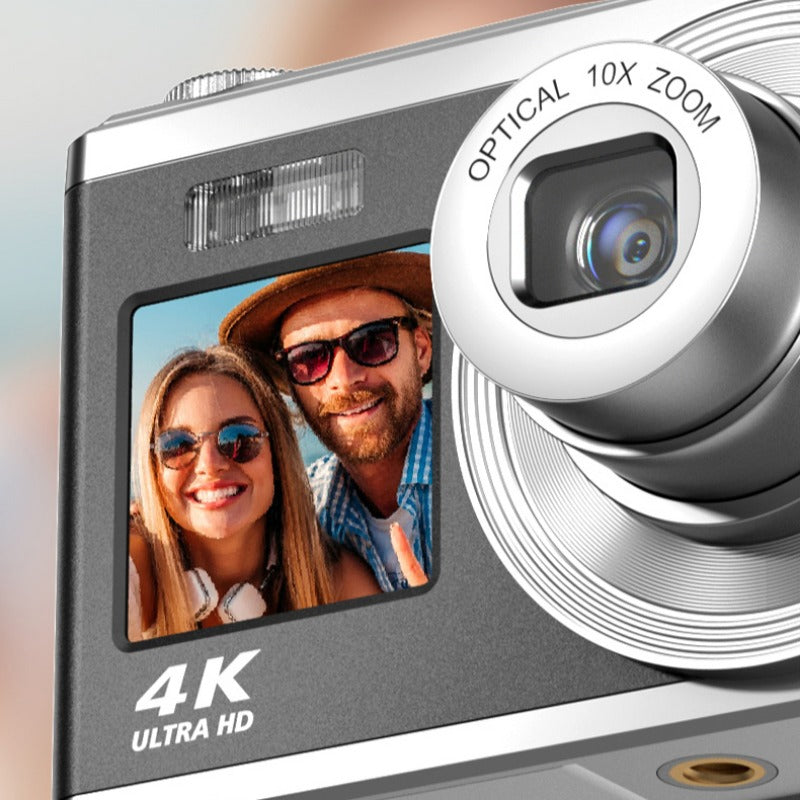 4K Optical Zoom CCD Digital Camera 64 Million Pixels Dual IPS High-definition Screens Photography Camera