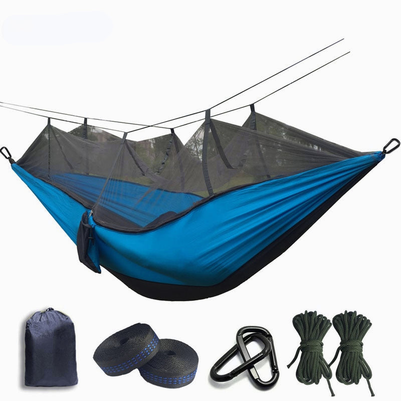 Ultralight Mosquito net Parachute Hammock with Anti-mosquito bites for Outdoor Camping Tent Using sleeping