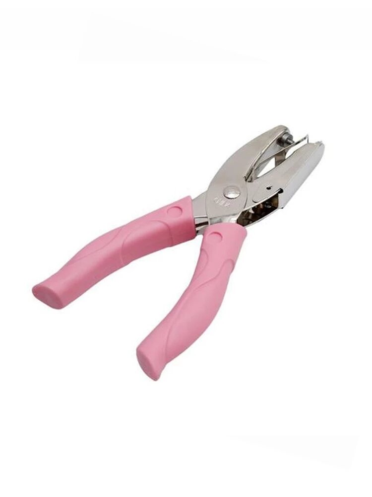 1pc HandHeld Single Hole Punch Pliers Round Paper Craft Puncher Manual Puncher