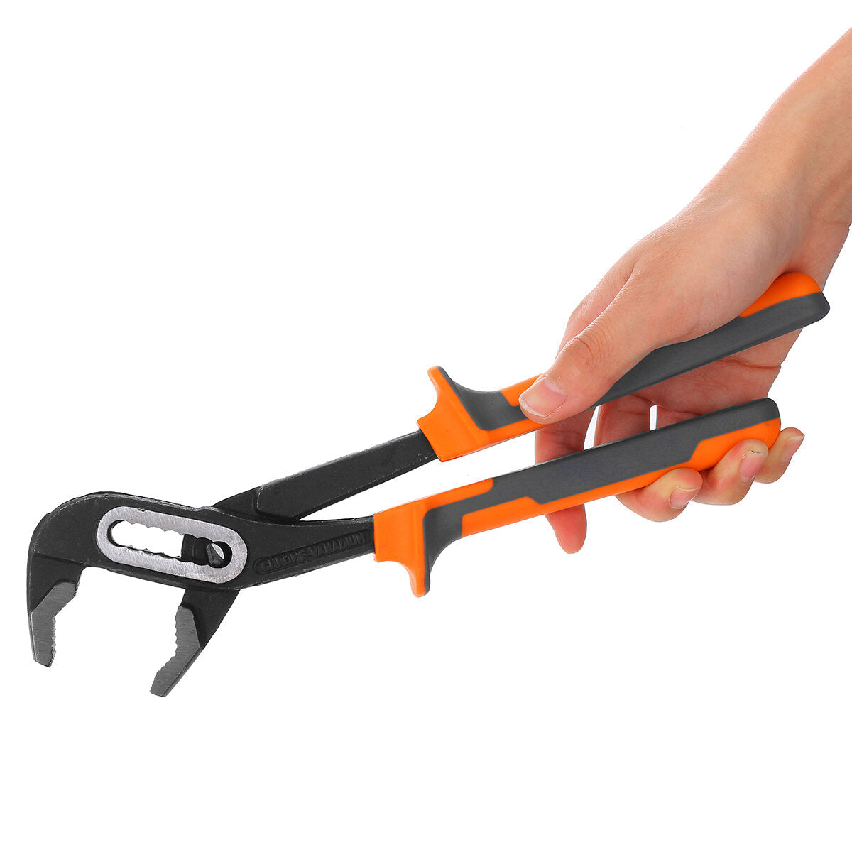8"/10" Chrome Heavy Duty Anti-Slip Alligator Water Pump Grips Pliers Tool