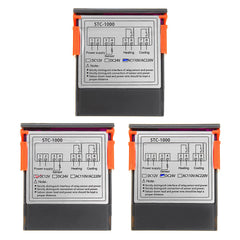 110V/220V/12V/24V 10A 2 Relay Output LED Digital Temperature Controller Thermostat Incubator With Sensor Heater And Cooler