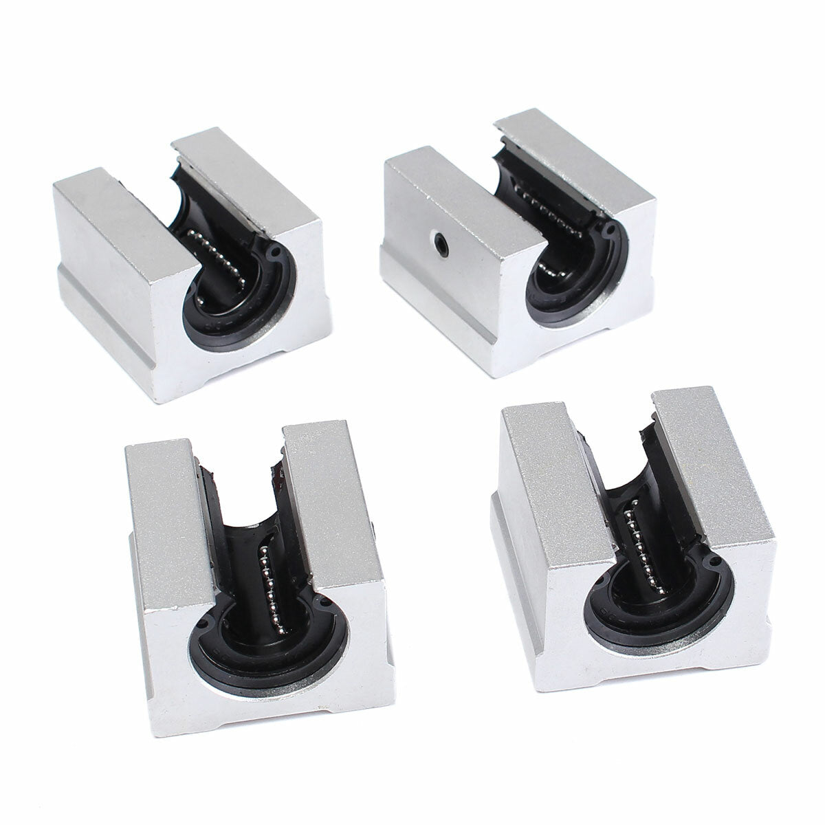 2Pcs SBR16-500mm Linear Bearing Slide with 4Pcs SBR16UU Linear Bearing Block