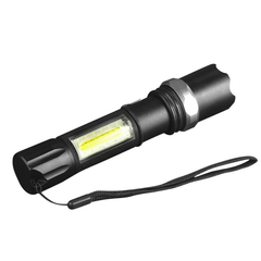 1000Lumens 3Modes Front & Side Lights Red & Blue & White Lights LED Flashlight