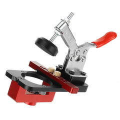 Hinge Boring Tool Set - 35mm/26mm Hole Opener, Adjustable Depth, ABS & Aluminum, Red/Black, Woodworking Accessory