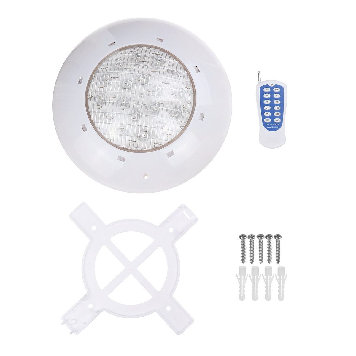 18W RGB Swimming LED Pool Lights Spa Underwater Light+Control,Wall Surface Mounted IP68 Waterproof