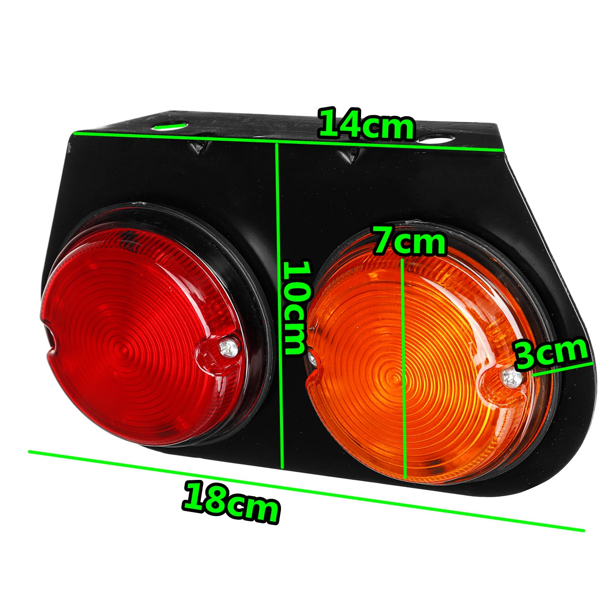 4V LED Indicator Stop Rear Tail Lights Iron Bracket For Boat/Cars/Trucks/Trailers