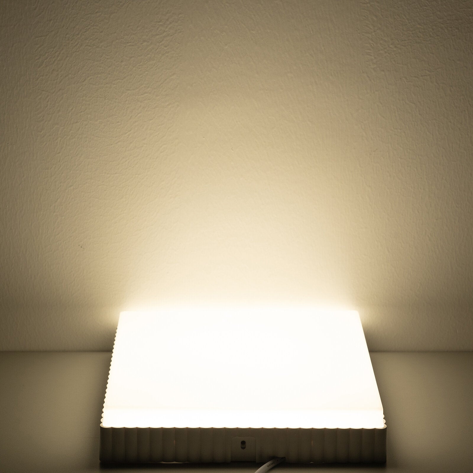 24W Square Ceiling Lamp Wave Pattern 4000K Warm White 40LED AC160~265V IP54