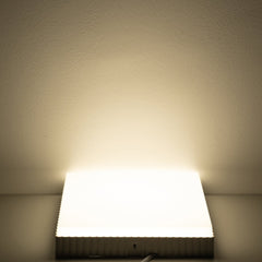 24W Square Ceiling Lamp Wave Pattern 4000K Warm White 40LED AC160~265V IP54