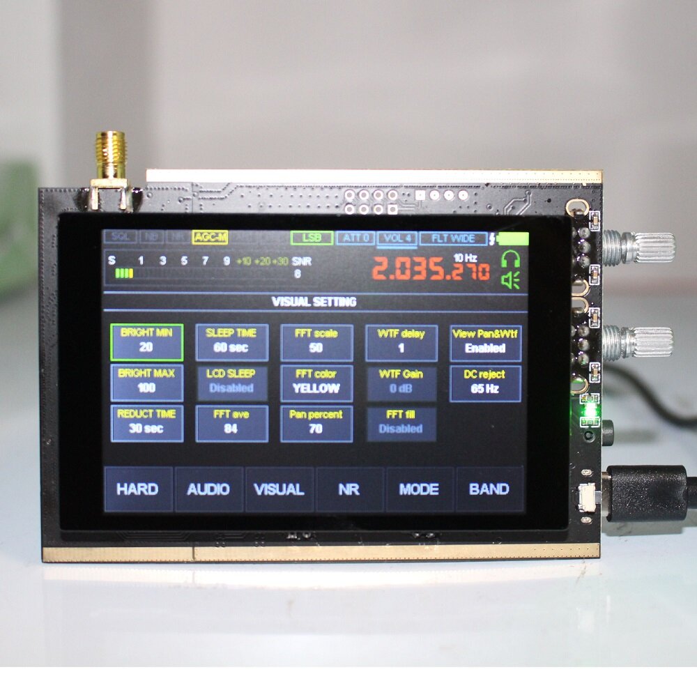 50K-200MHz 400-2000MHz Malachite Receiver SDR Software Radio DSP Full Mode