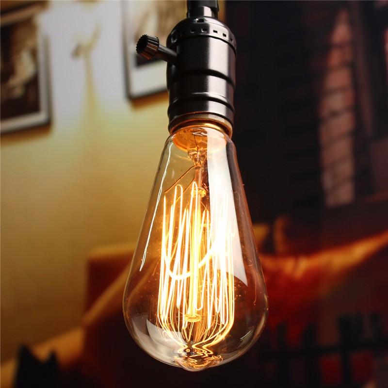 60W Retro Vintage Industrial Style Filament Light Bulb Lamp AC110V/220V
