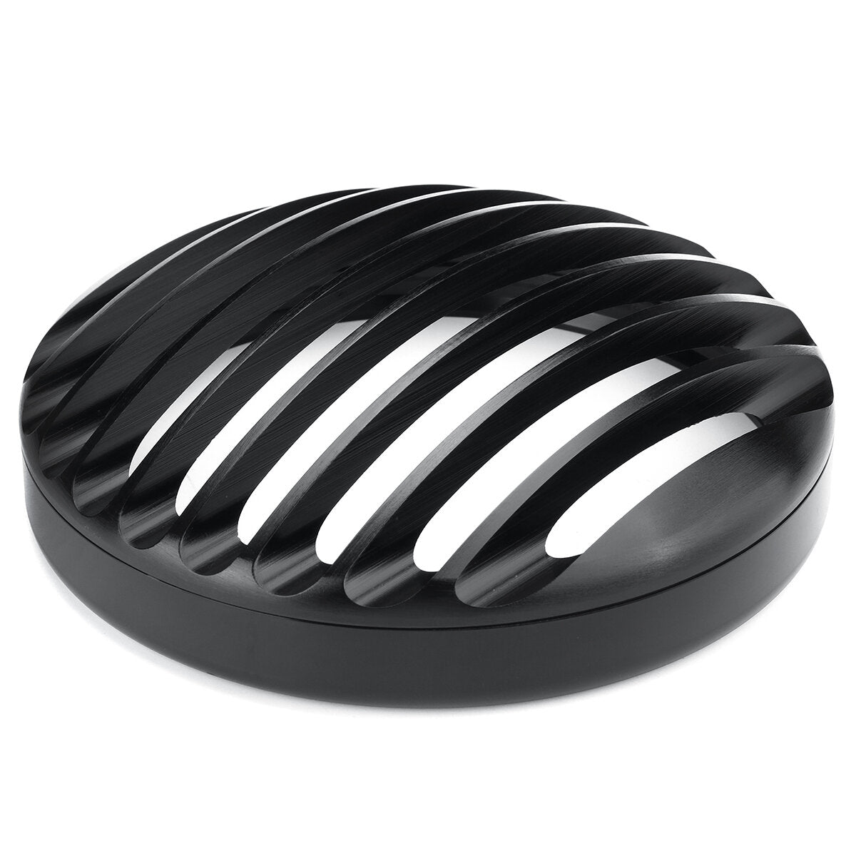 5.75 inch Headlight Cover Light Grill Guard Black Universal For Cafe Racer Chopper