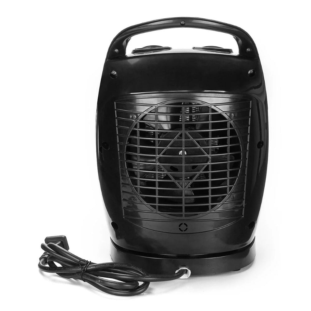 1500W Electric Warm Air Heater Fan with PTC Ceramic Thermostat - EU/US Plug