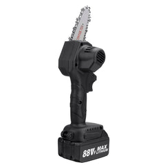 4 Inch 15000mAh Mini Electric Chain Saw Pruning Chainsaw Cordless Garden Tree Logging Trimming Saw