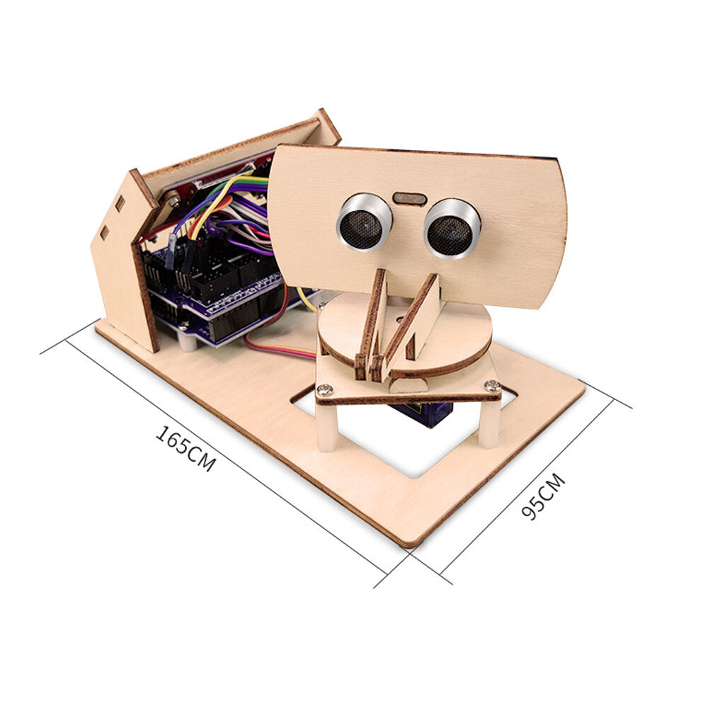 Ultrasonic Scanning Programming UNOR3 Maker Student Detection Robot Electronics DIY Kit
