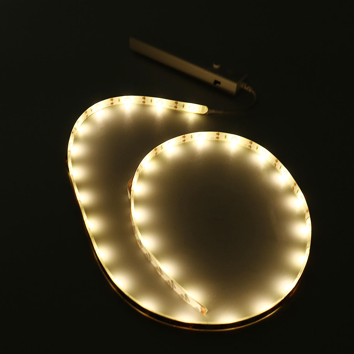 Battery Operated 1M LED Wireless PIR Motion Sensor Wardrobe Cabinet Strip Light