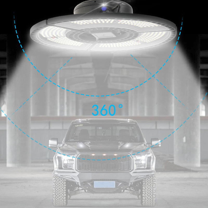 E27 Light Sensor LED Bulb  Deformable Folding Garage Lamp Warm White Indoor Outdoor Lighting AC220V