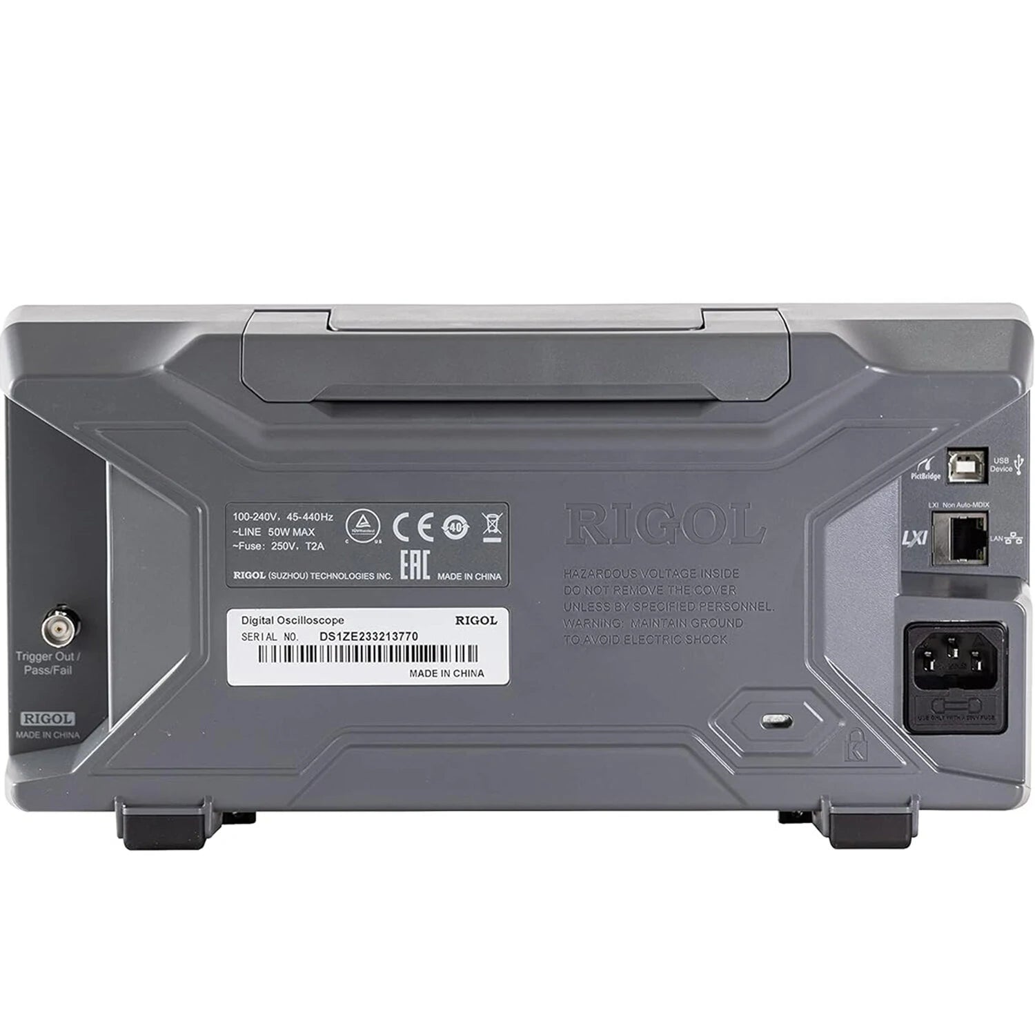 Digital Oscilloscope 2 Channels 1GSa/s Sampling Rate 200Mhz Bandwidth 7Inch 24Mpts Memory Depth Oscilloscope