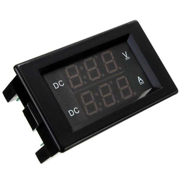 0-100V 20A Double Display Volt Meter Current Meter Digital LED