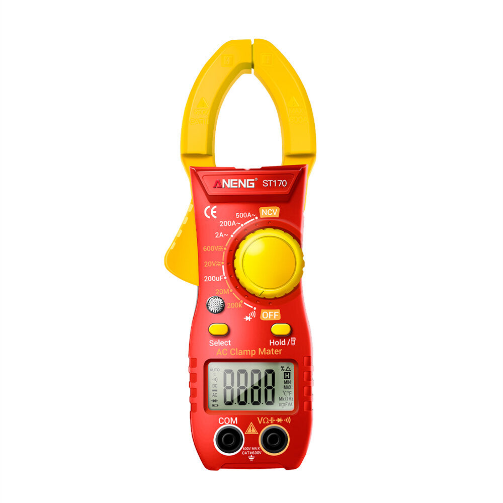 1999 Counts Digital Clamp Meter AC Current Multimeter Diode Current Voltage Capacitance NCV Ohm Test Tool