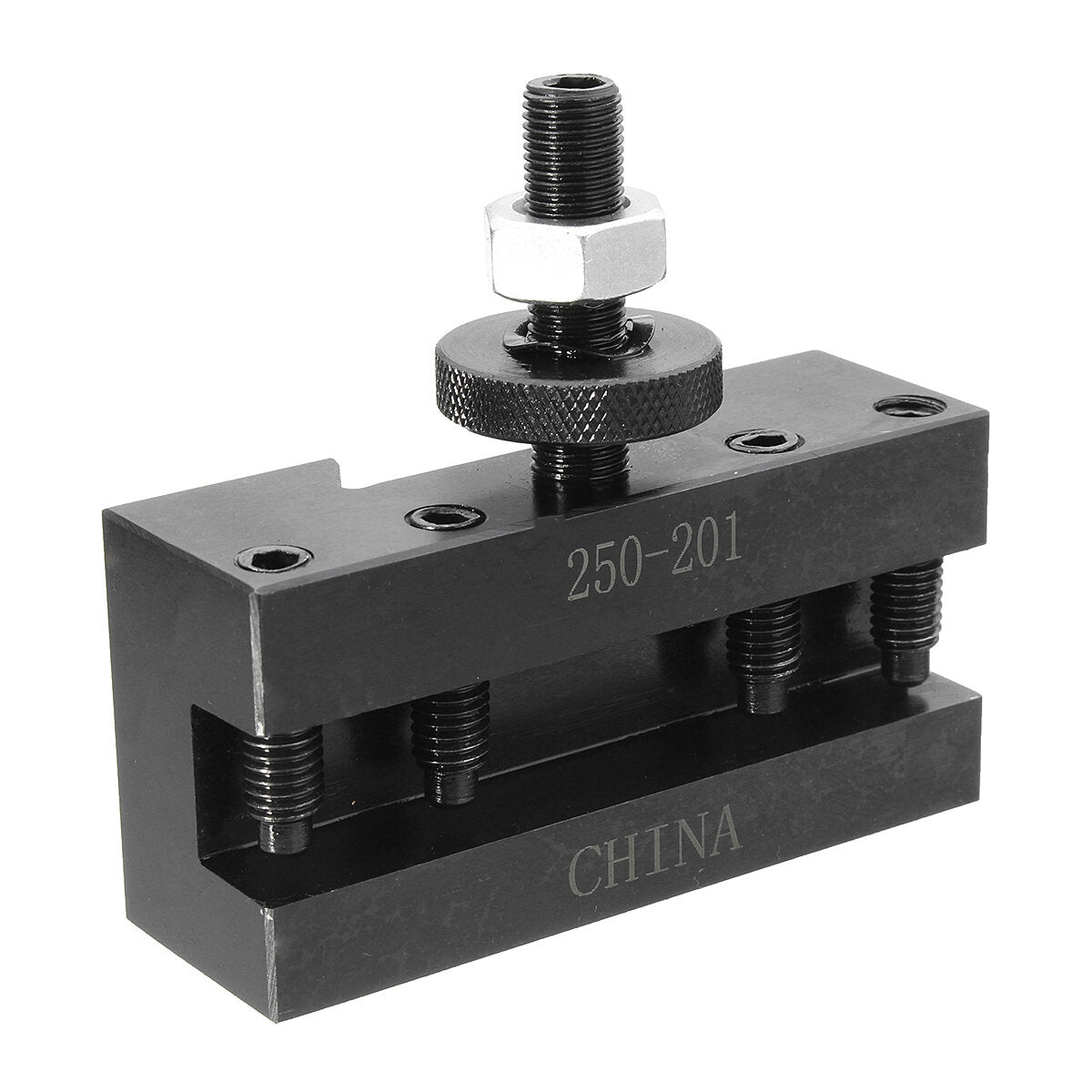 4pcs 250-201 Turning and Facing Holder Quick Change Tool Post and Tool Holder Lathes Kit