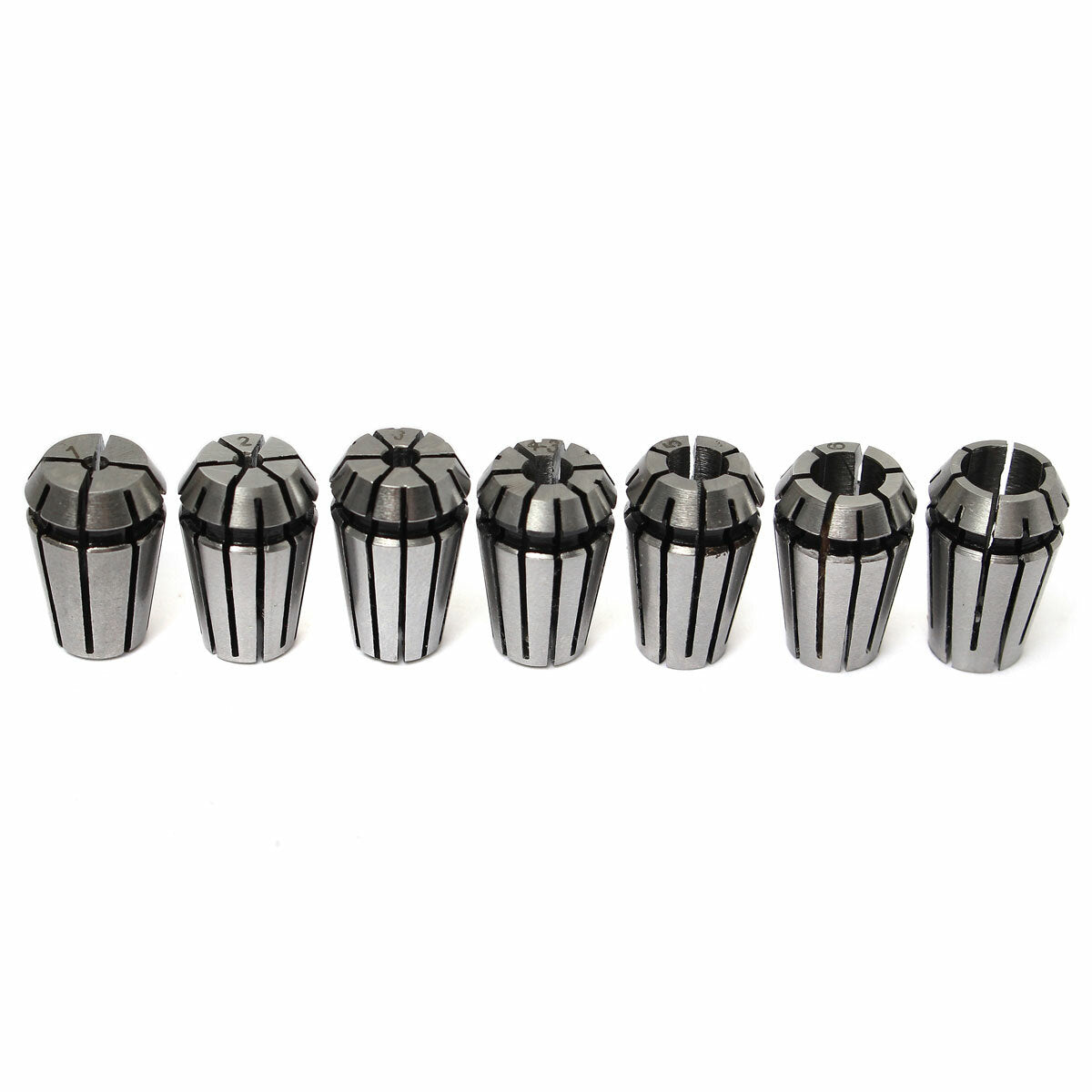 7pcs ER11 1-7mm Spring Collet Chuck for CNC Milling Lathe Tool