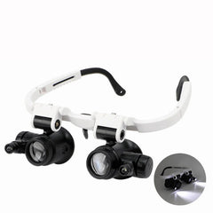 8X/15X/23X Mini Foldable Magnifier With LED Light Stand Optical Instruments