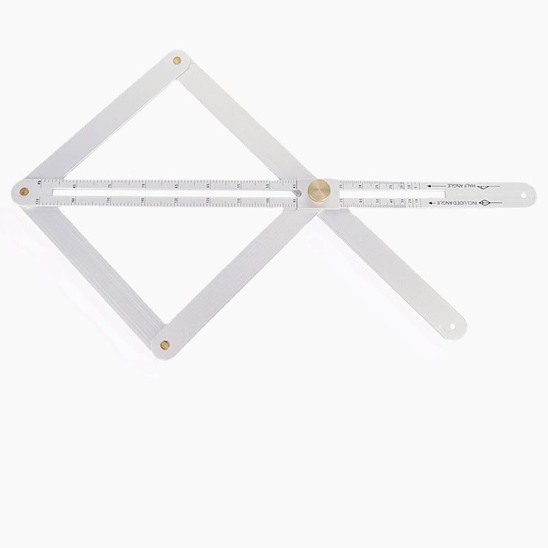 360° Multi-function Diagonal Ruler Protractor Thickened Doors And Windows Trimming
