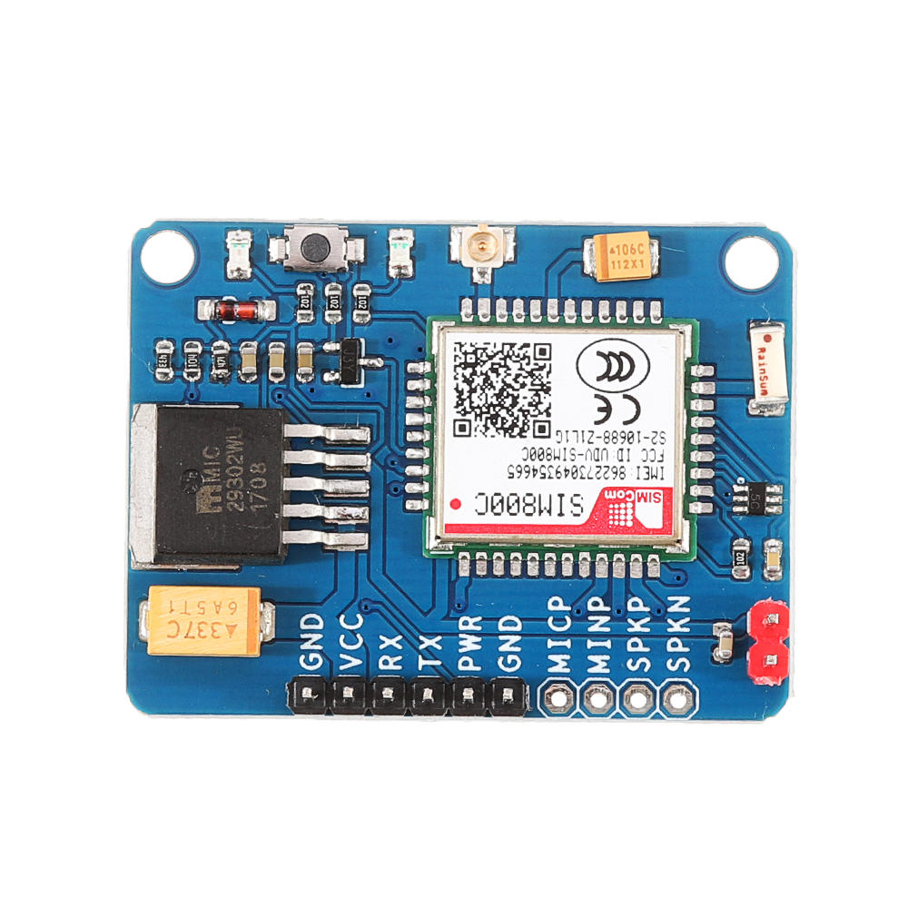 GPRS GSM Module SIM Wireless Module TTL Development Board Replace SIM900A with 2.4G IPX Antenna
