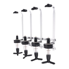 30ml Capacity Wall Mounted Stand 4 Bottle Alcoholic Drink Dispenser for Home Bar Drink Dispenser Pourer Rack