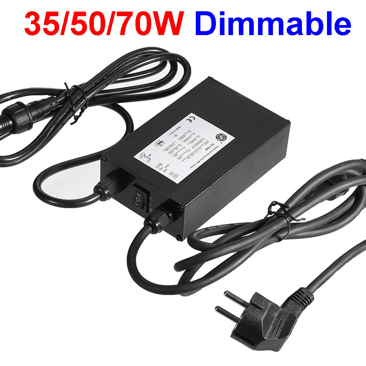 Wide Voltage Electronic Dimmable Ballast for 70W Reptile UVB Lamp 35/50/70W Dimmable