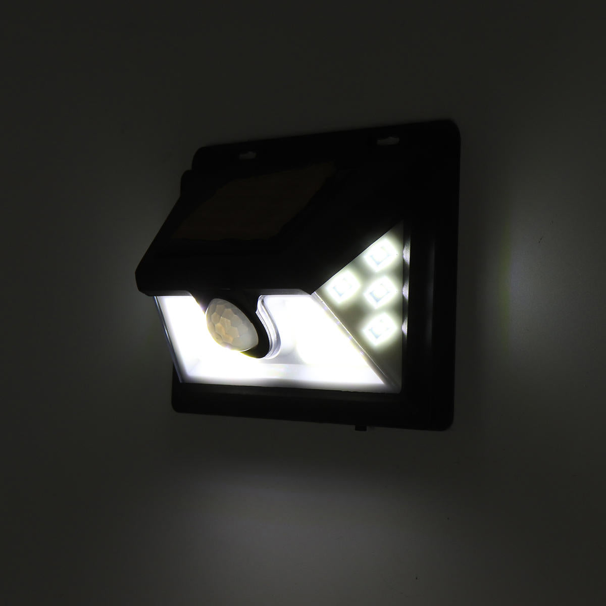 COB LED Wall Solar  Light PIR Motion Sensor Outdoor Garden Yard Lamp Waterproor