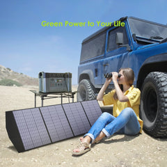 18V Foldable Solar Panel, 60/100/120/200W Mobile Solar Charger for Power Supply, Laptop, Solar Generator, Fishing
